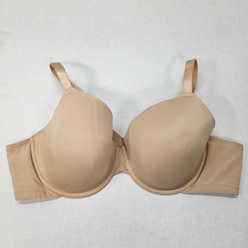 Auden Lightly Lined Demi Bra Nude Smooth Comfortable Everyday Full Figure 46C
